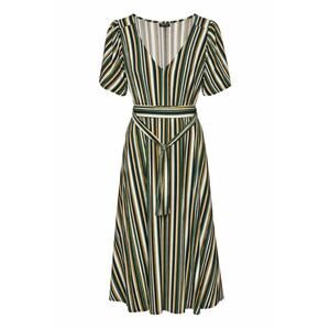 Torrid Multicolor Striped V-Neck Flutter Sleeve Midi Dress 1X